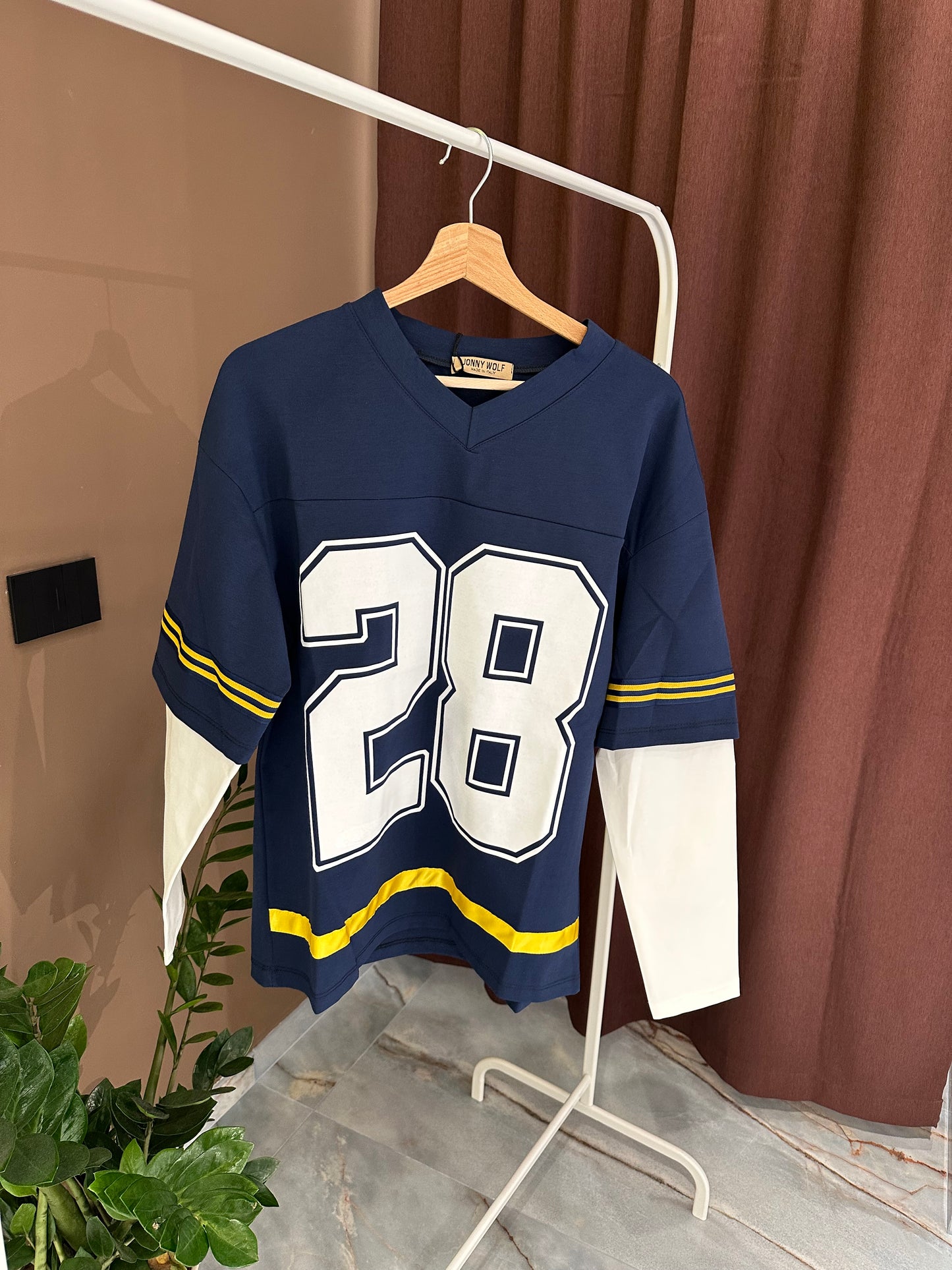 T SHIRT DOUBLE ROYAL BLU