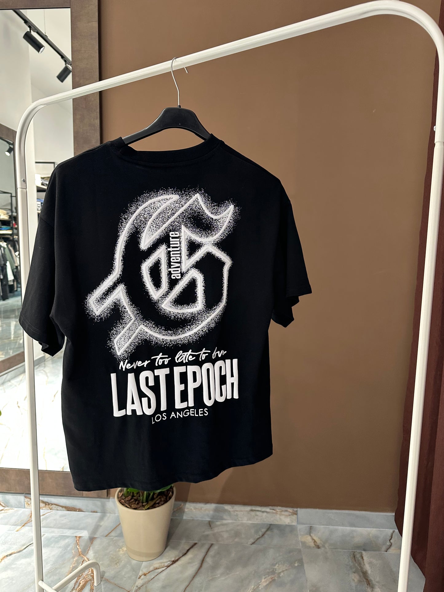 T SHIRT REFLECTION BLACK