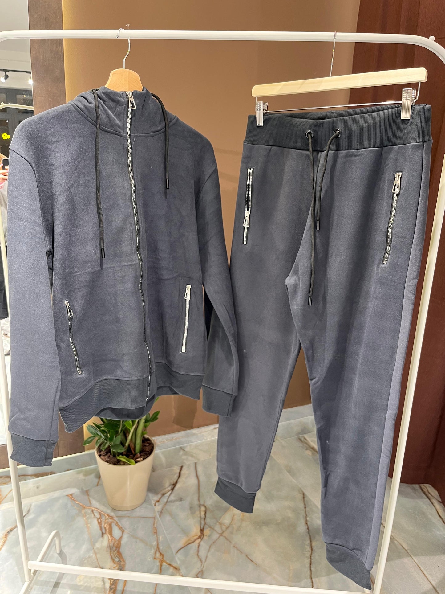 TUTA COTONE BLU