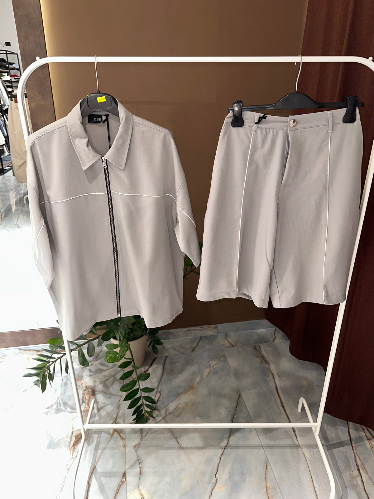 COORDINATO ZIP LINEE