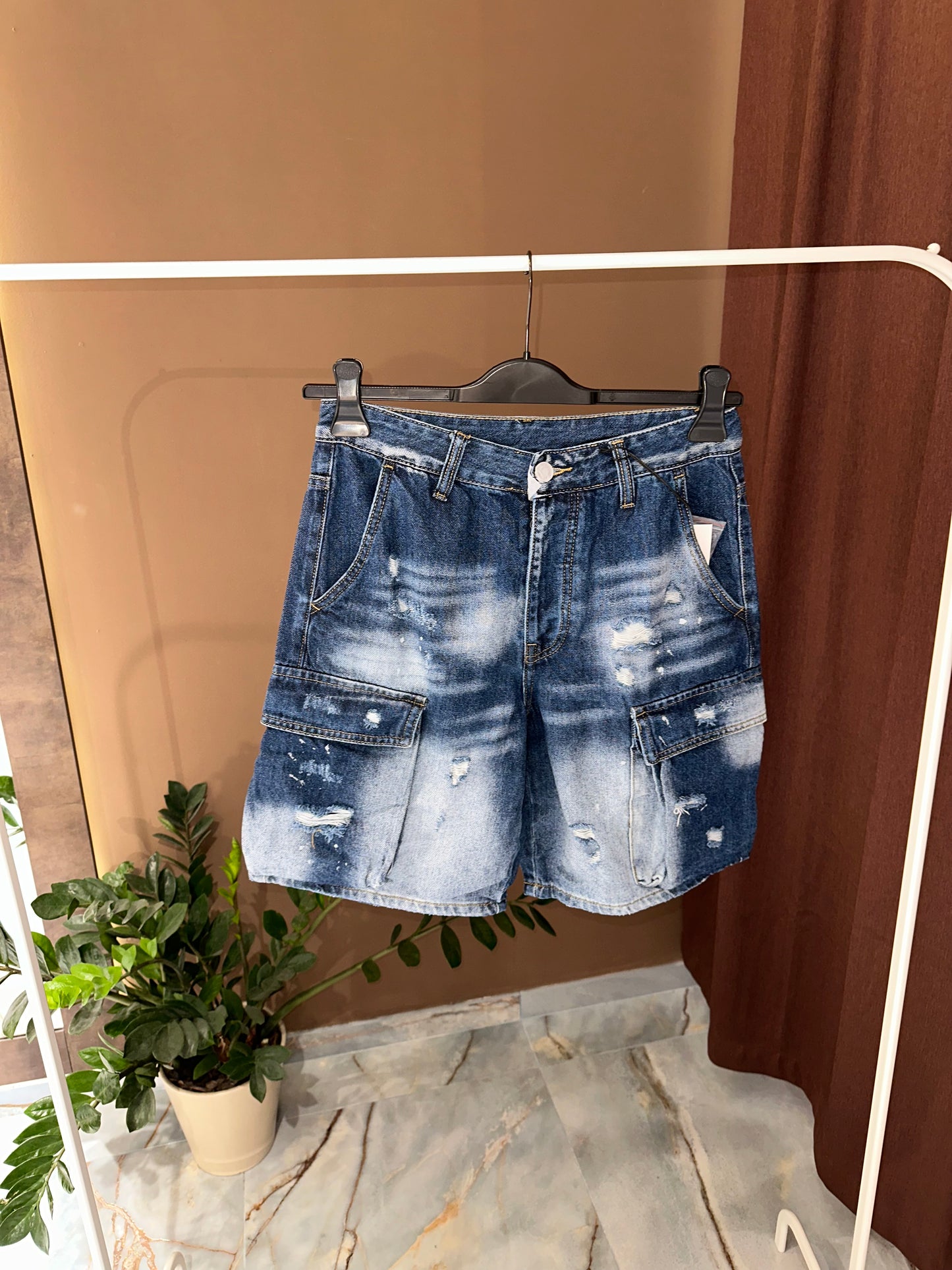 SHORTS CARGO SFUMATO