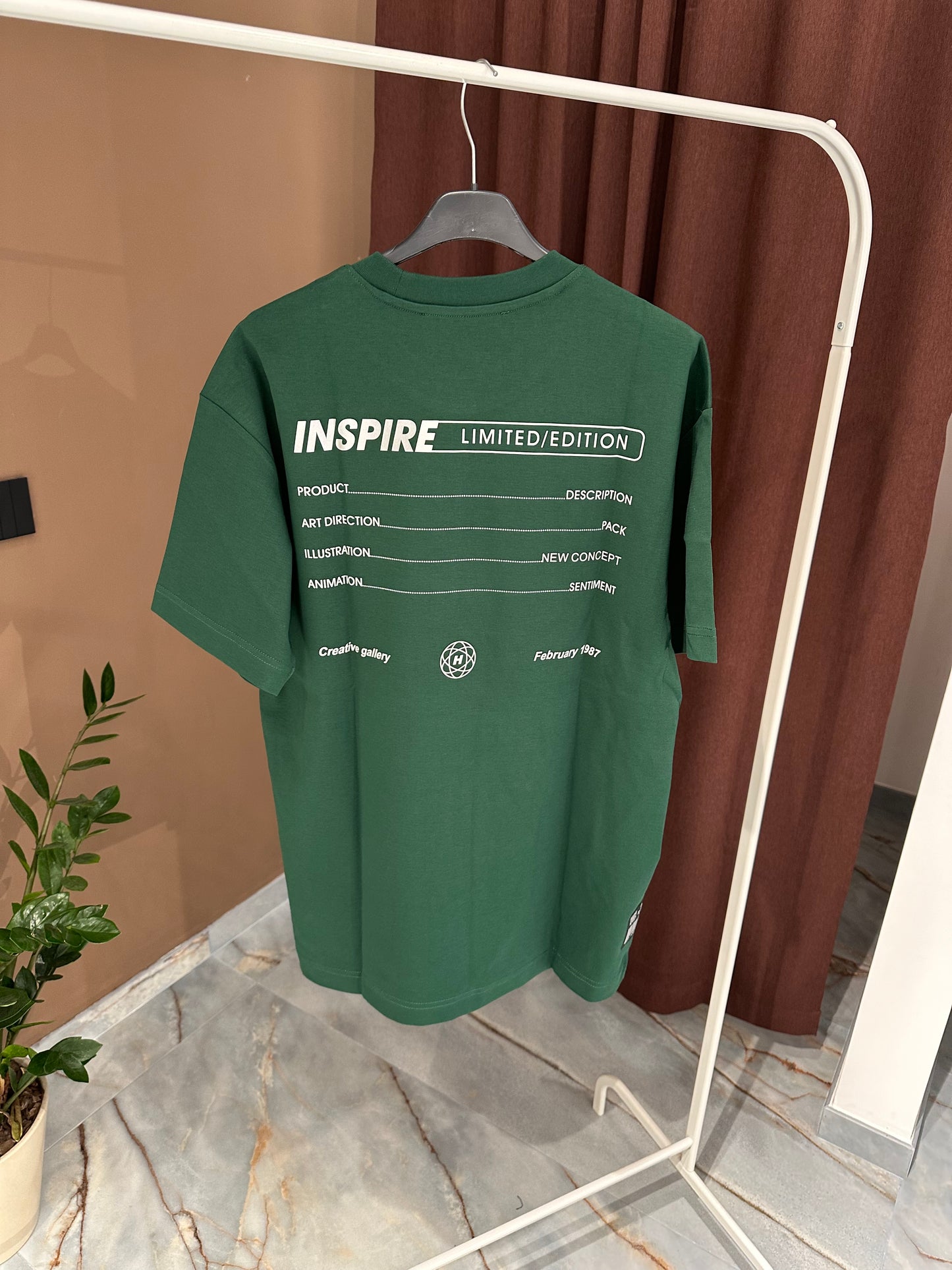 T SHIRT ART STUDIO GREEN