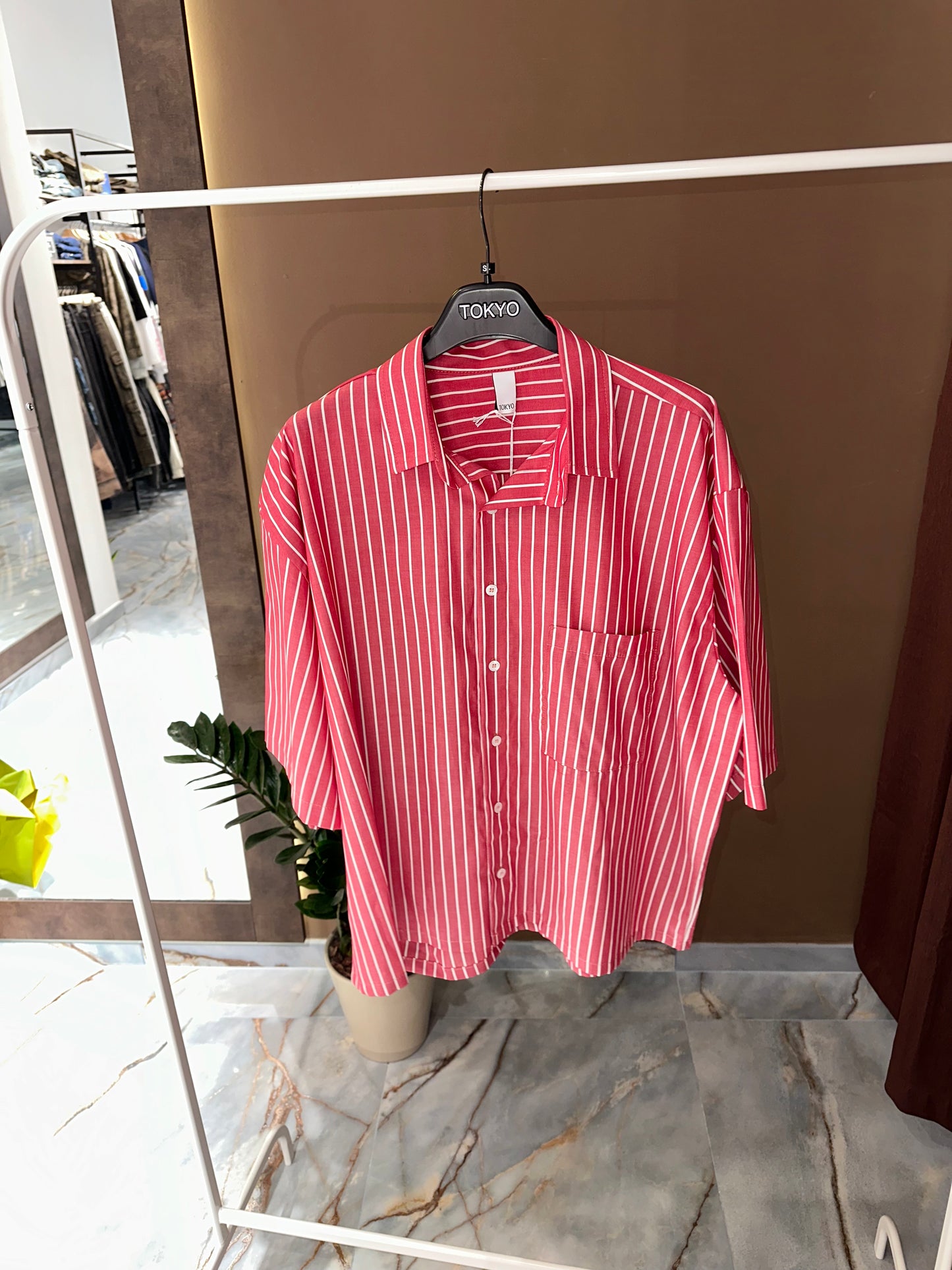 CAMICIA BOXY RIGHE