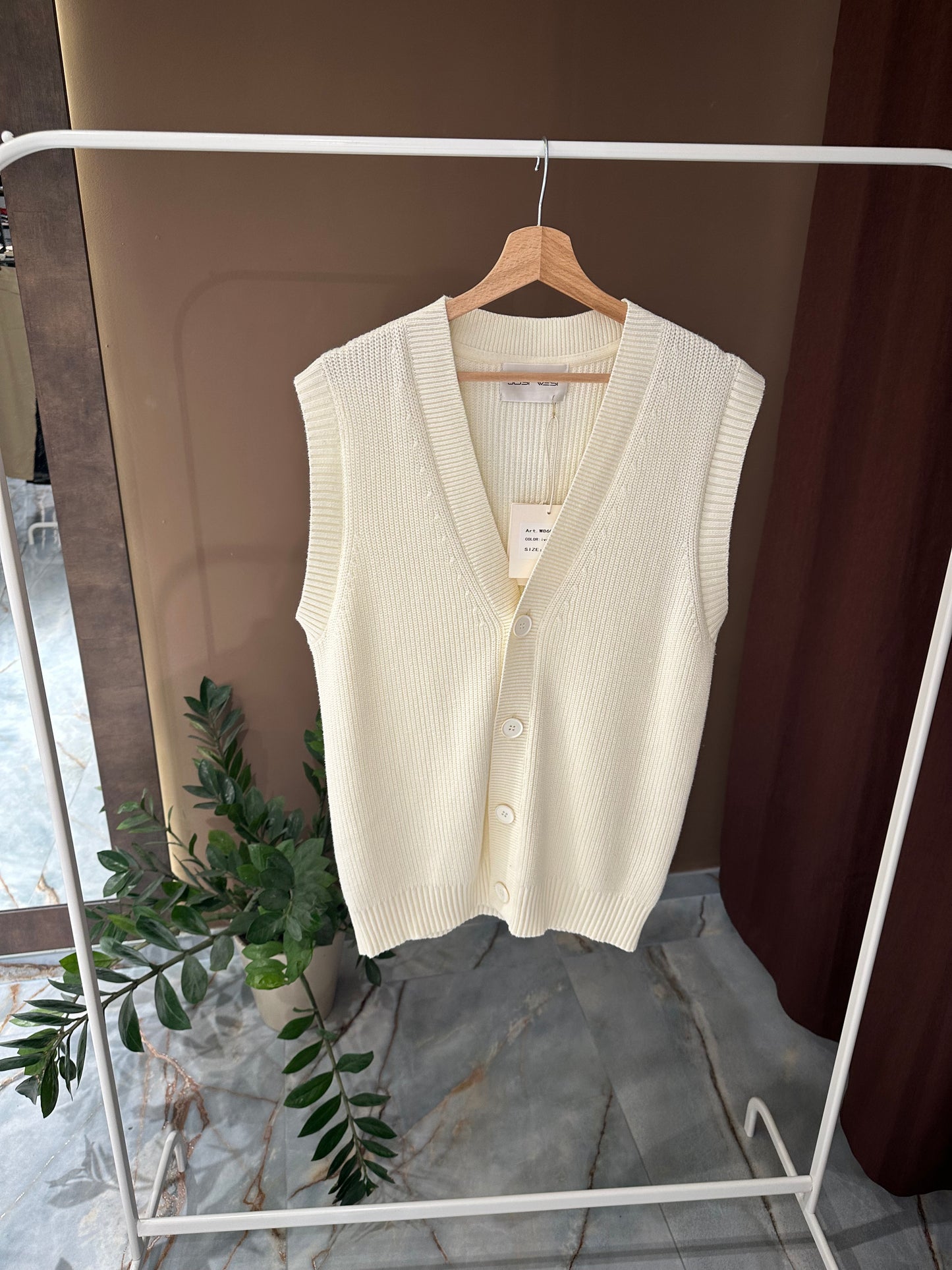 CARDIGAN SMANICATO