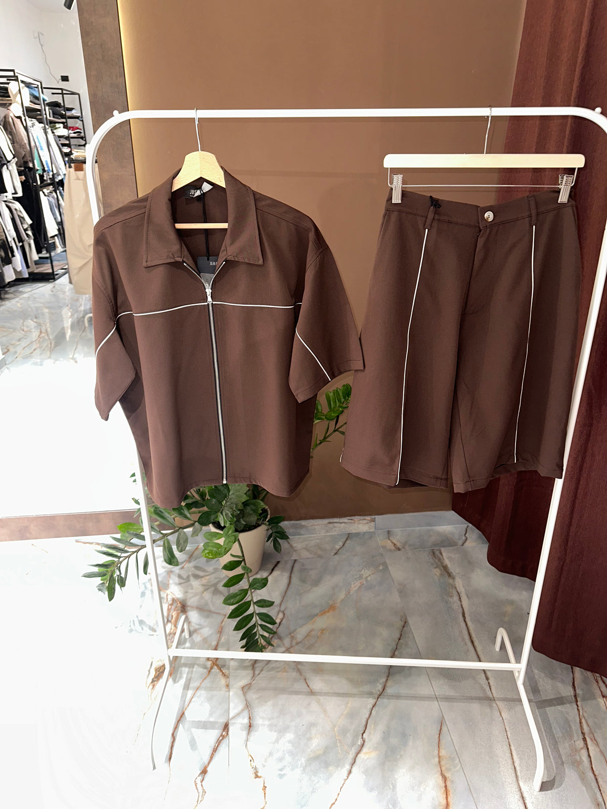 COORDINATO ZIP LINEE