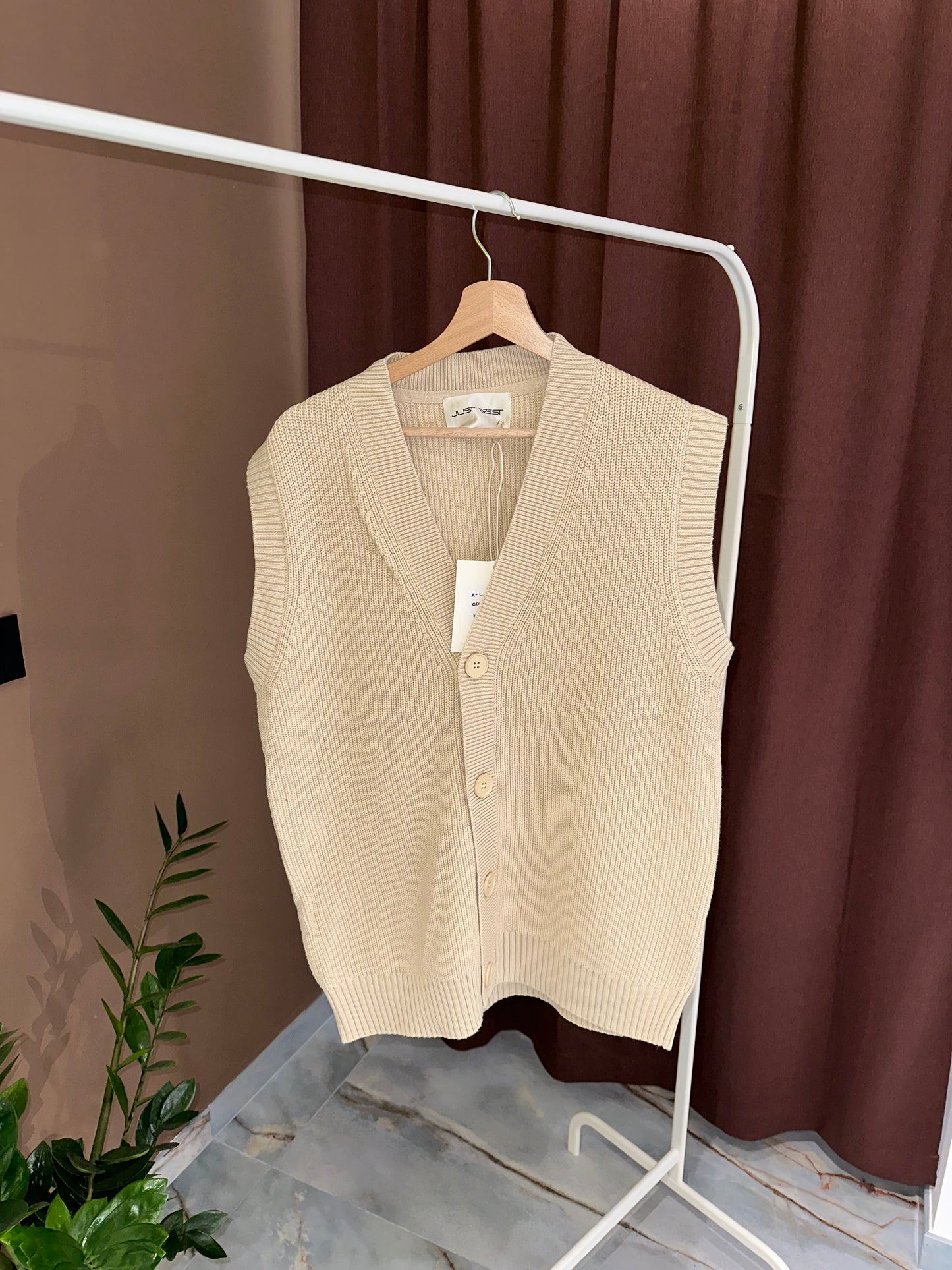 GILET BEIGE
