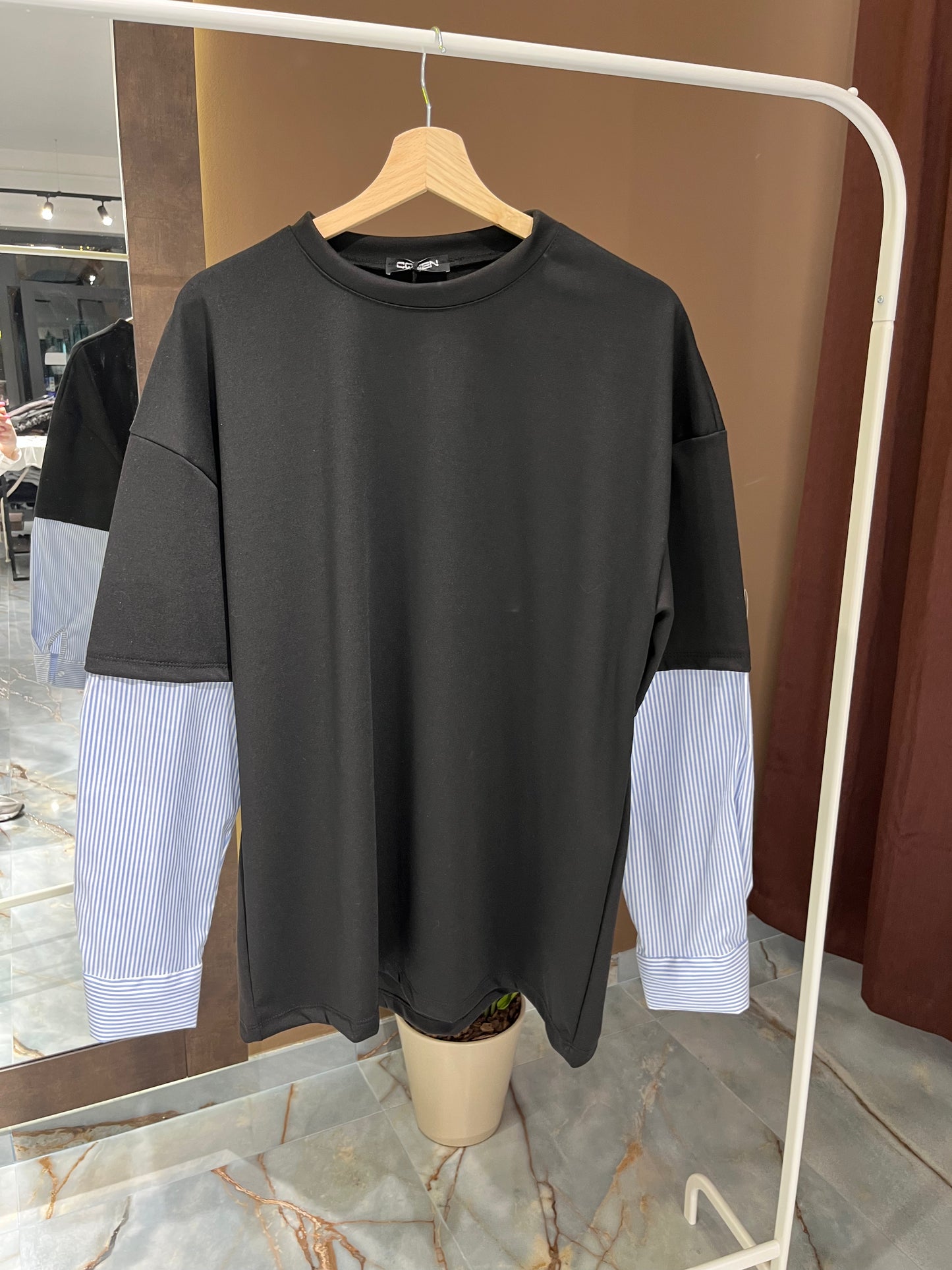 T SHIRT DOUBLE CAMICIA
