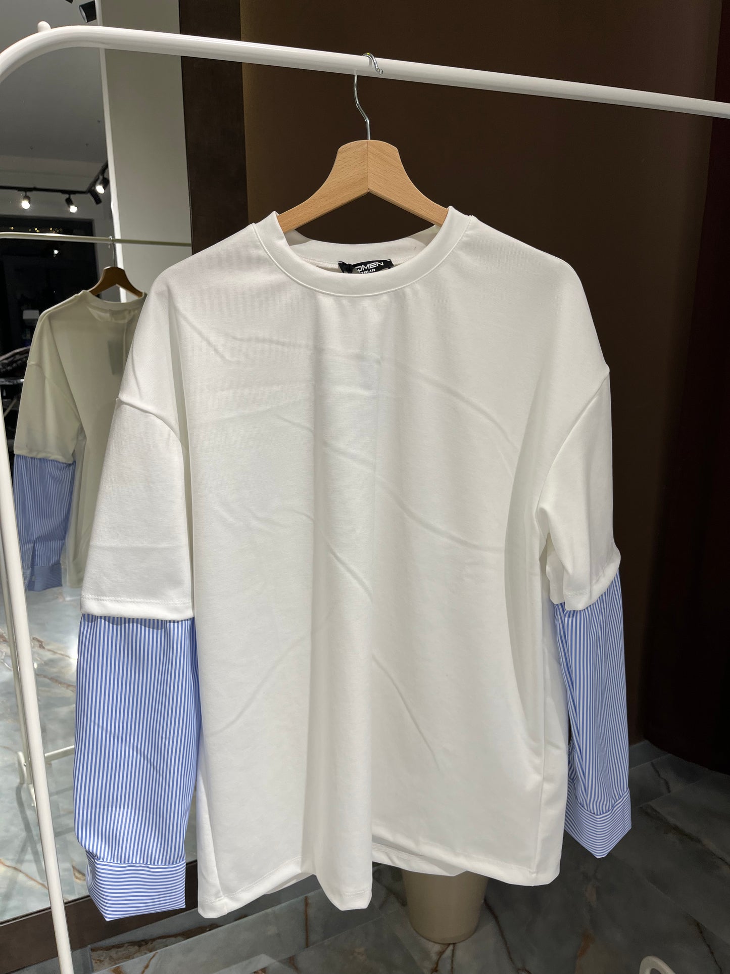 T SHIRT DOUBLE CAMICIA