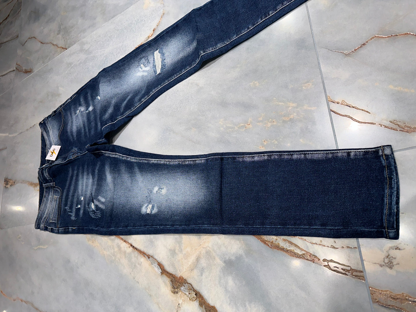 JEANS SKINNY STRAPPATI