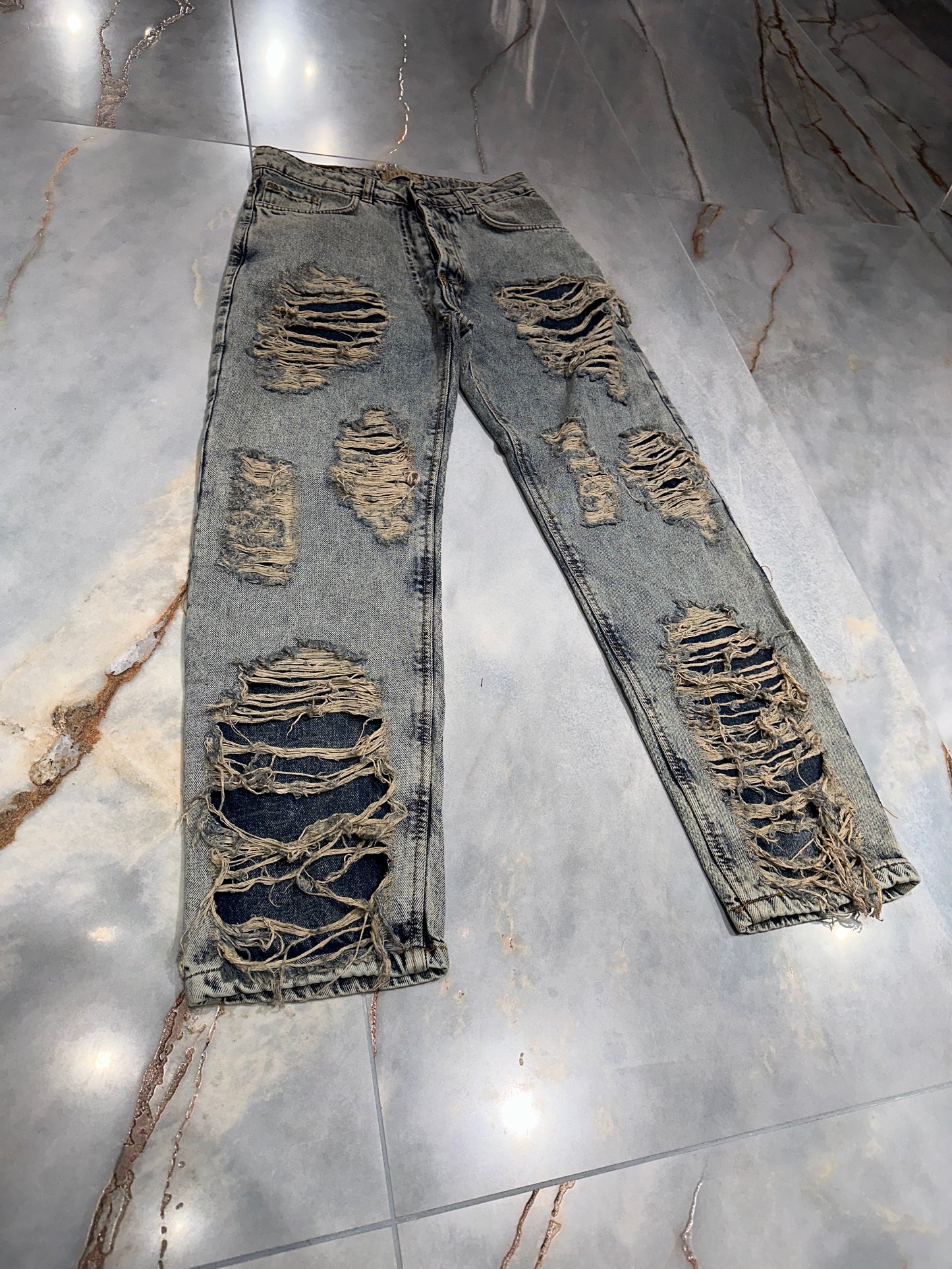 JEANS STRAPPATO