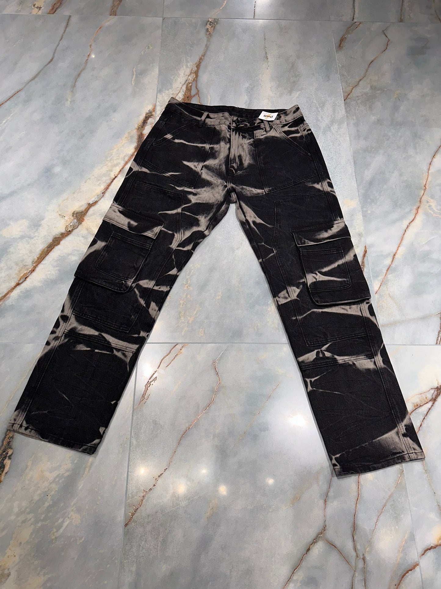 JEANS CARGO SFUMATO