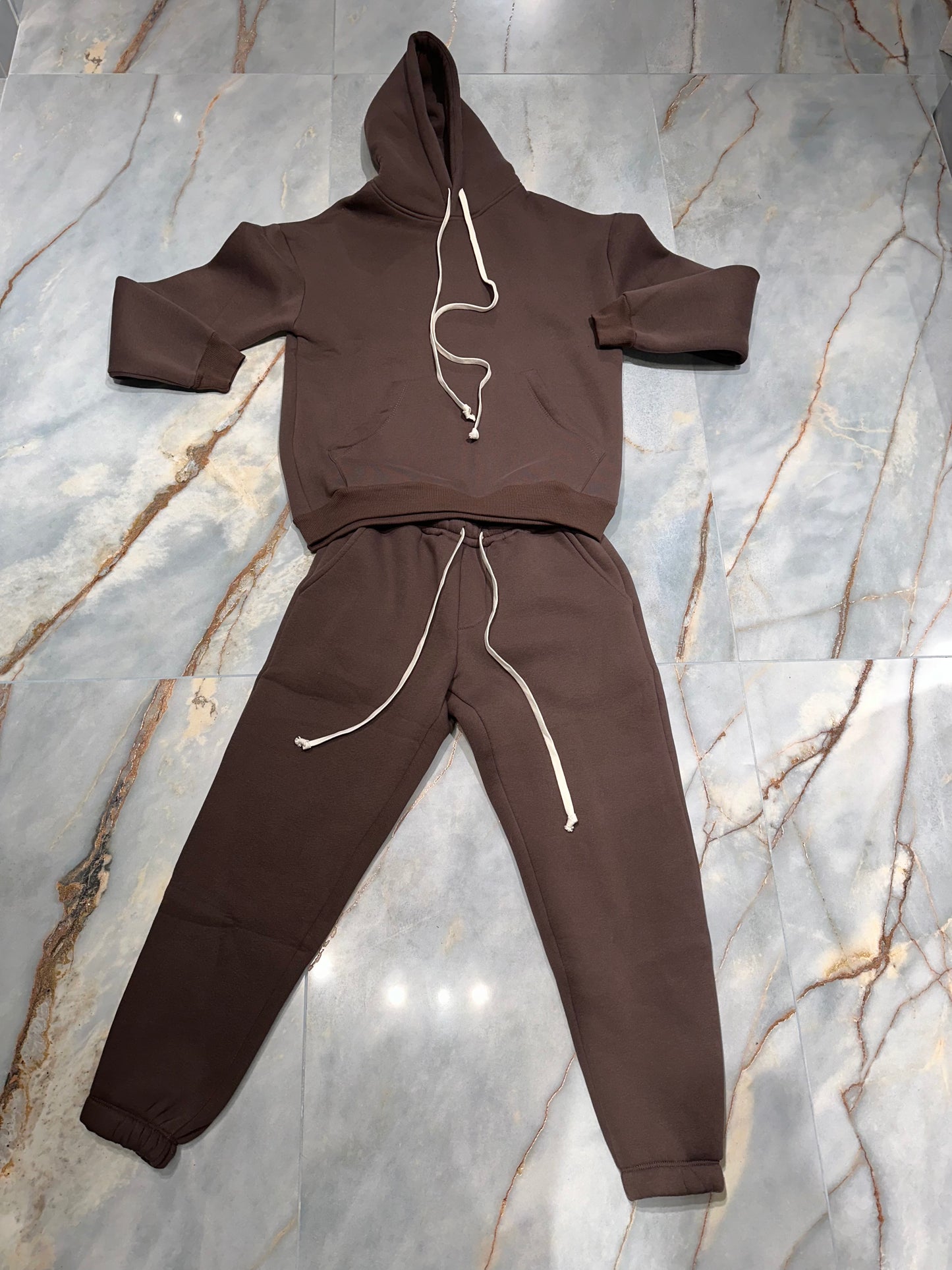 COORDINATO TUTA BROWN