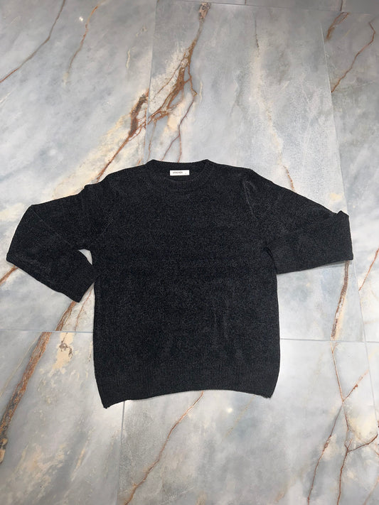 MAGLIONE IN CINIGLIA NERO