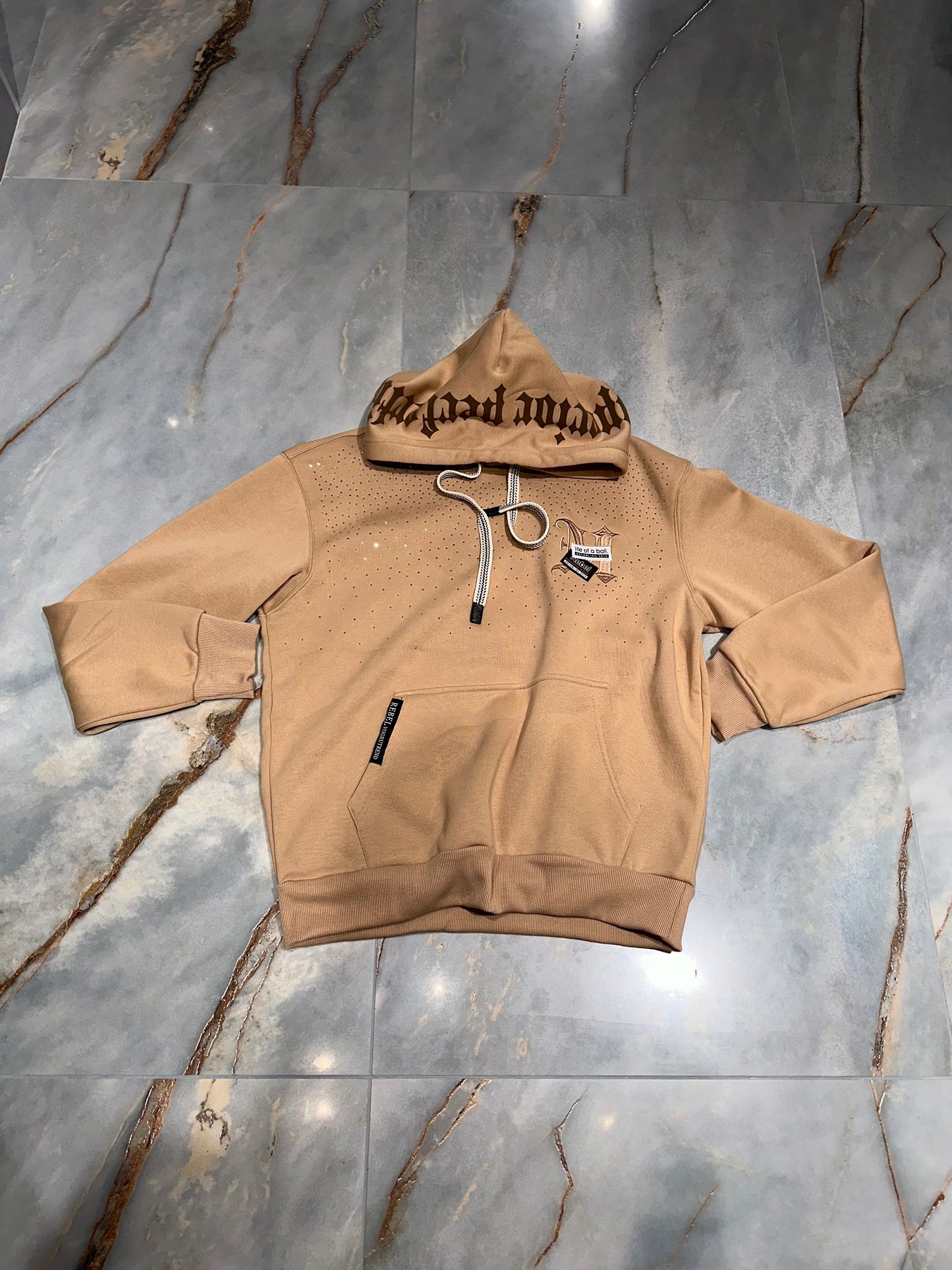 COORDINATO BRILLANTINATO BEIGE