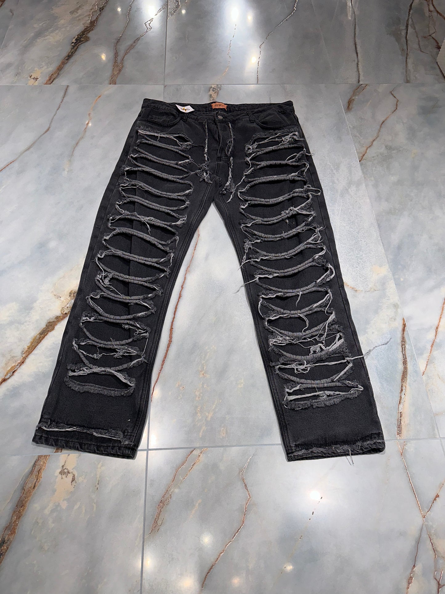JEANS OVER STRAPPATO