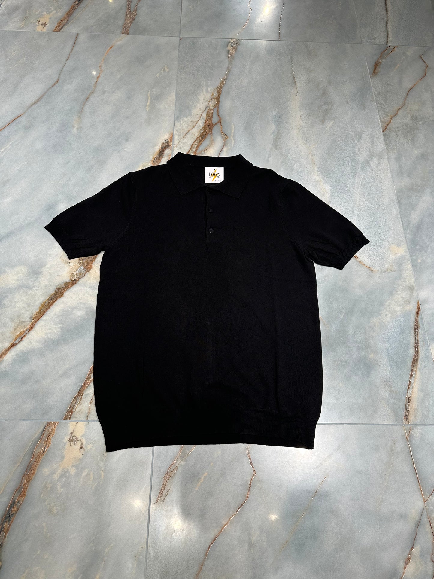 T SHIRT POLO BLACK