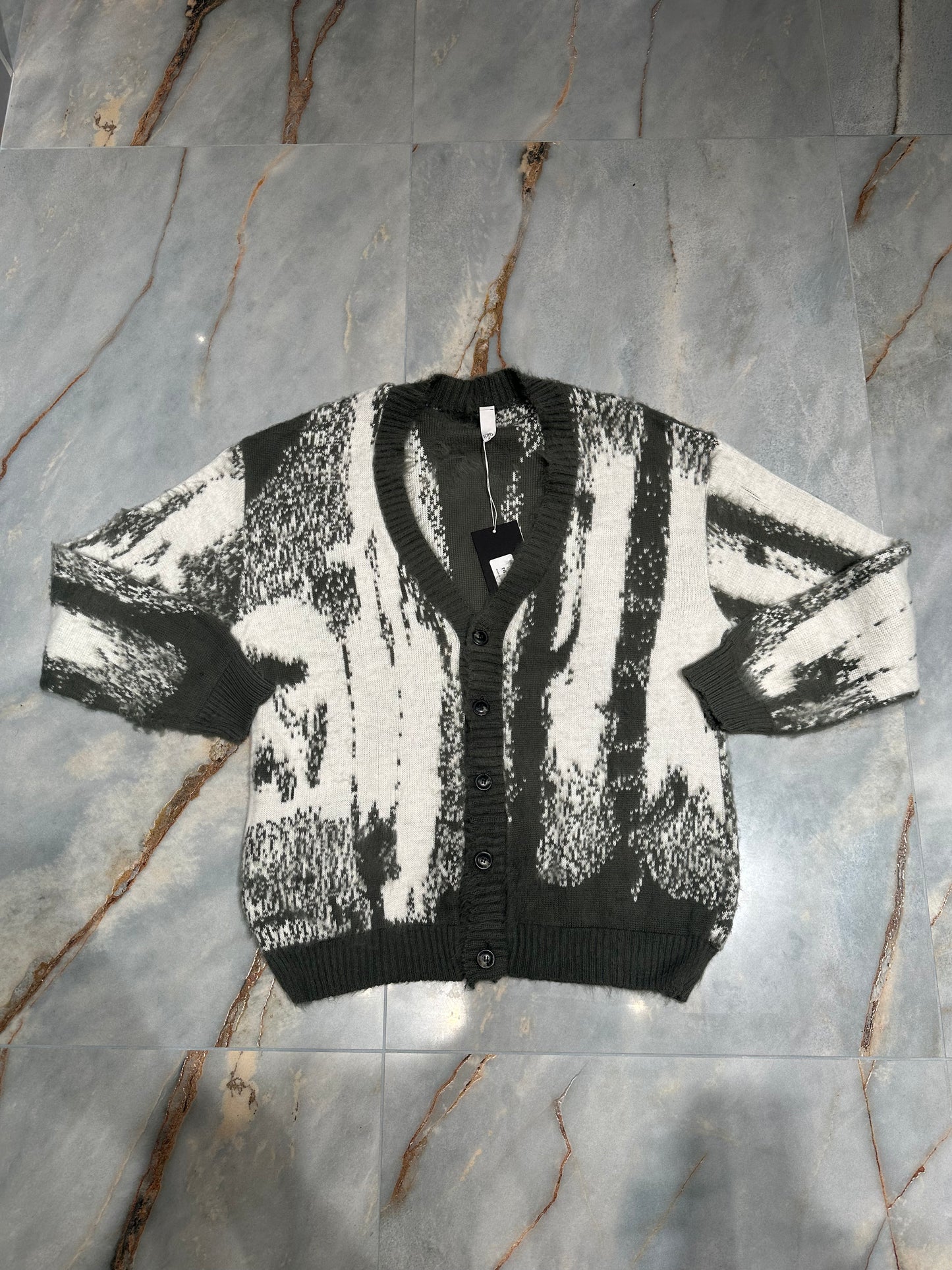 CARDIGAN GREEN BICOLOR