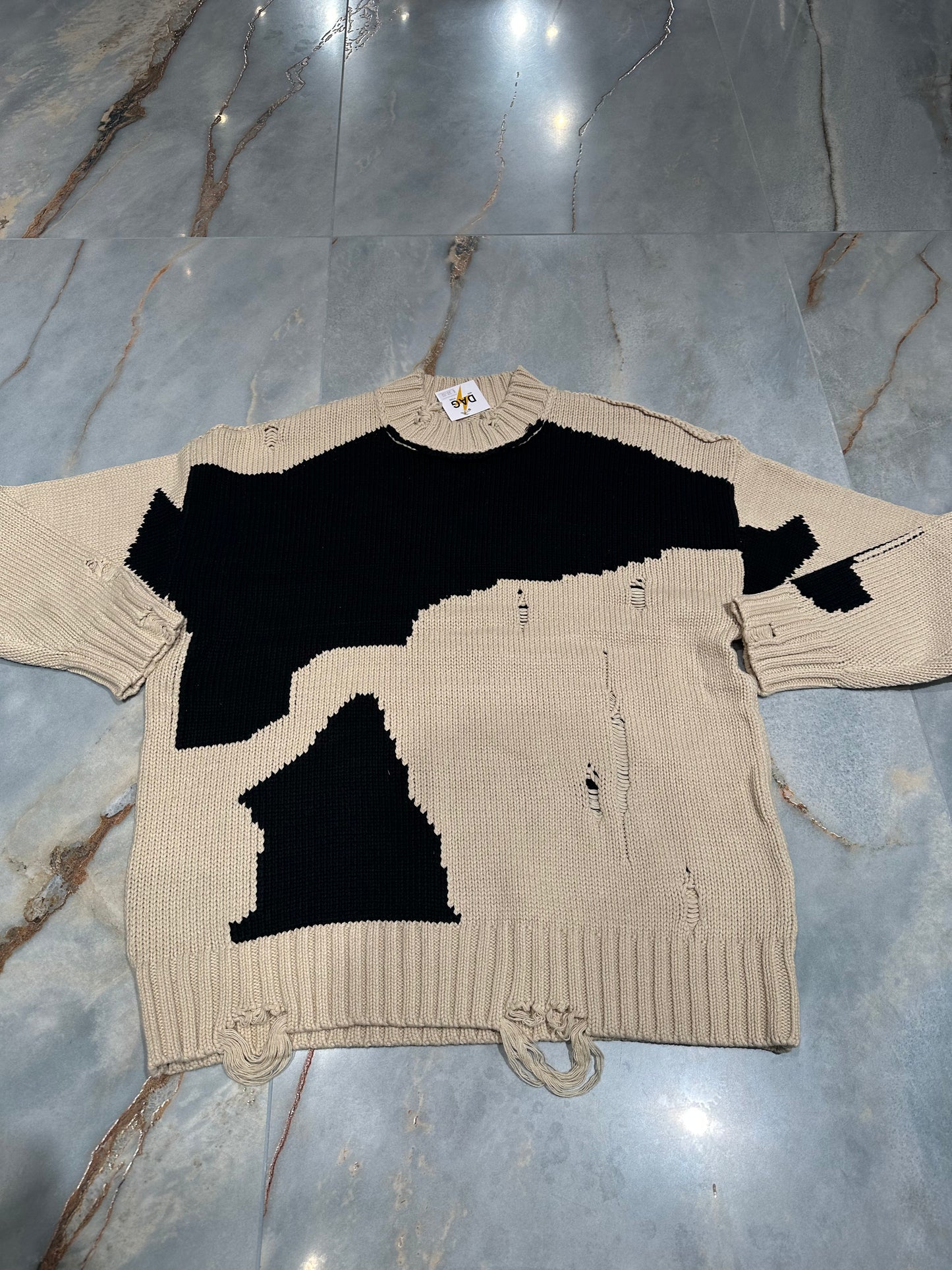 MAGLIONE BICOLOR