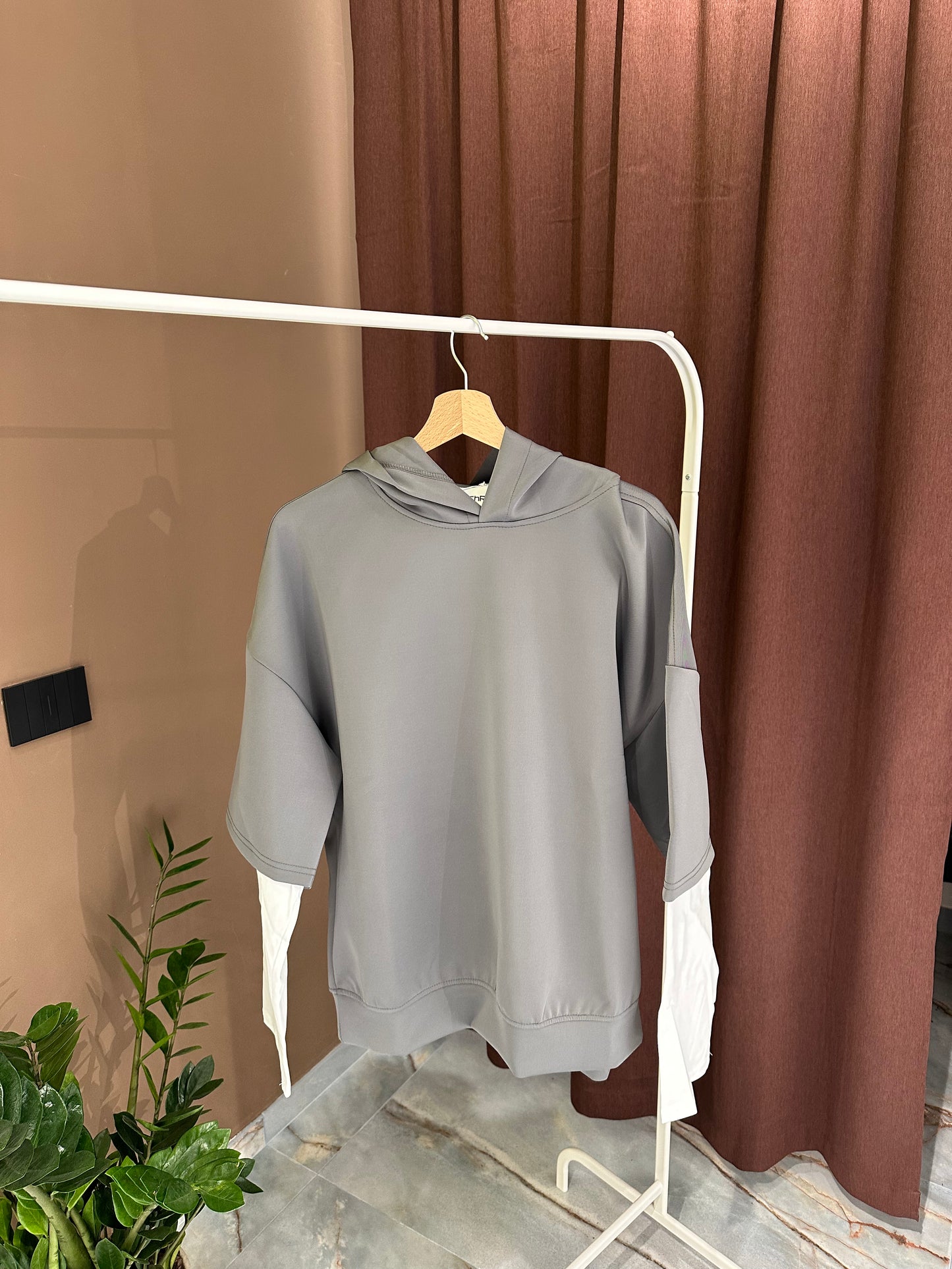 FELPA DOUBLE SCUBA GRIGIO