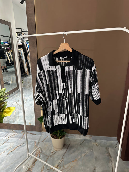 POLO PIXEL BLACK