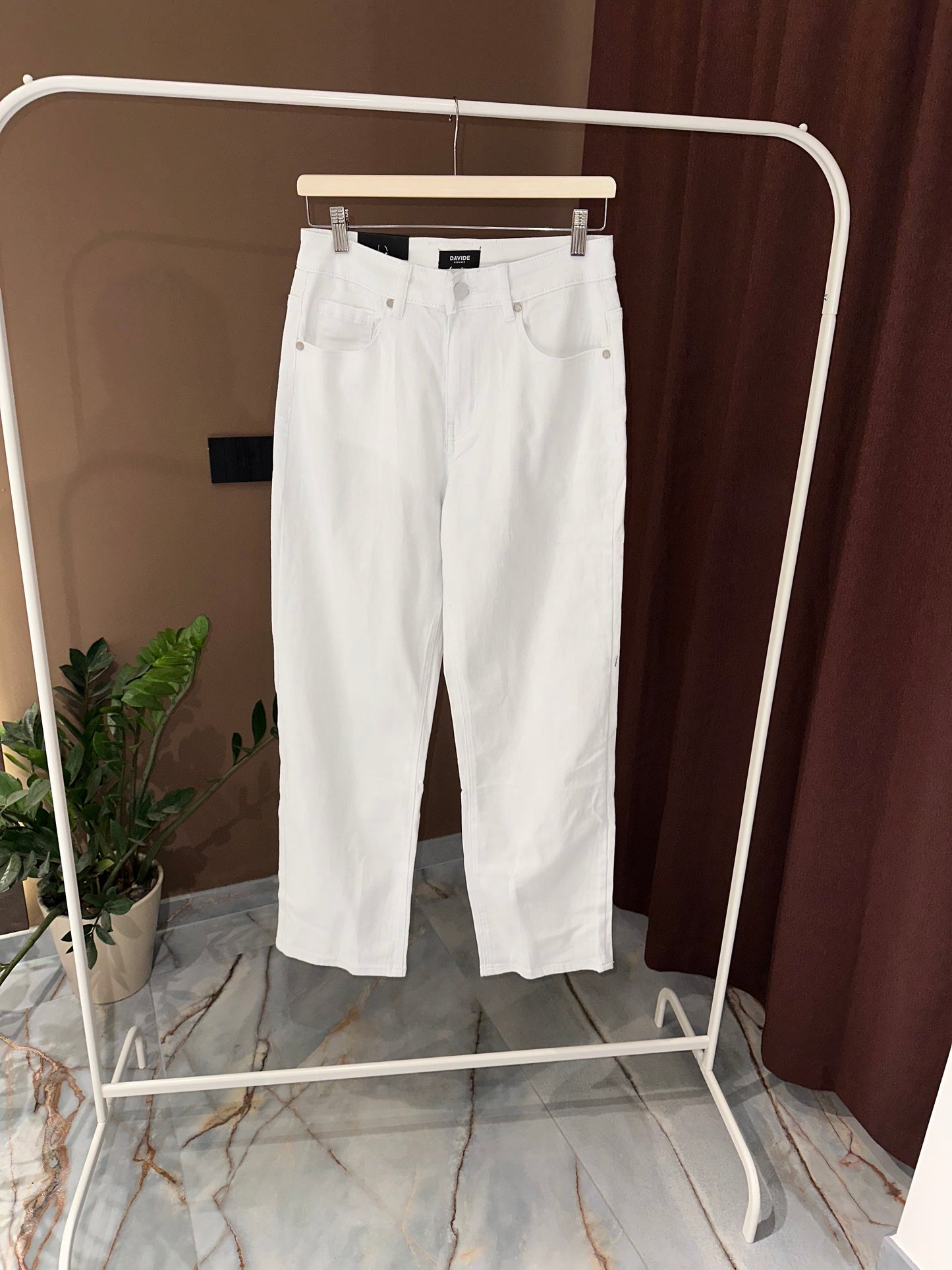 JEANS BAGGY WHITE