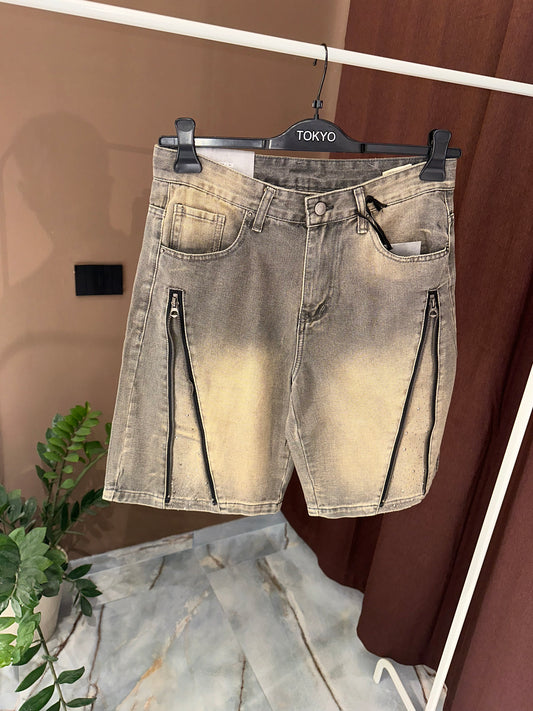 SHORTS ZIP DIAMOND