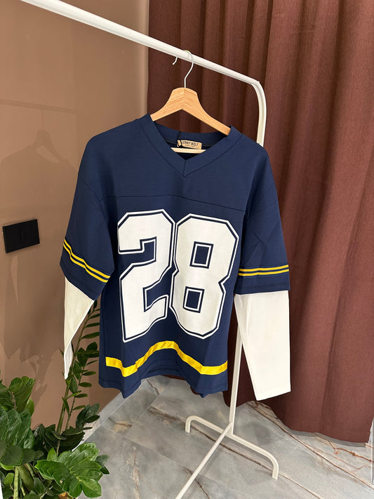 T SHIRT DOUBLE ROYAL BLU