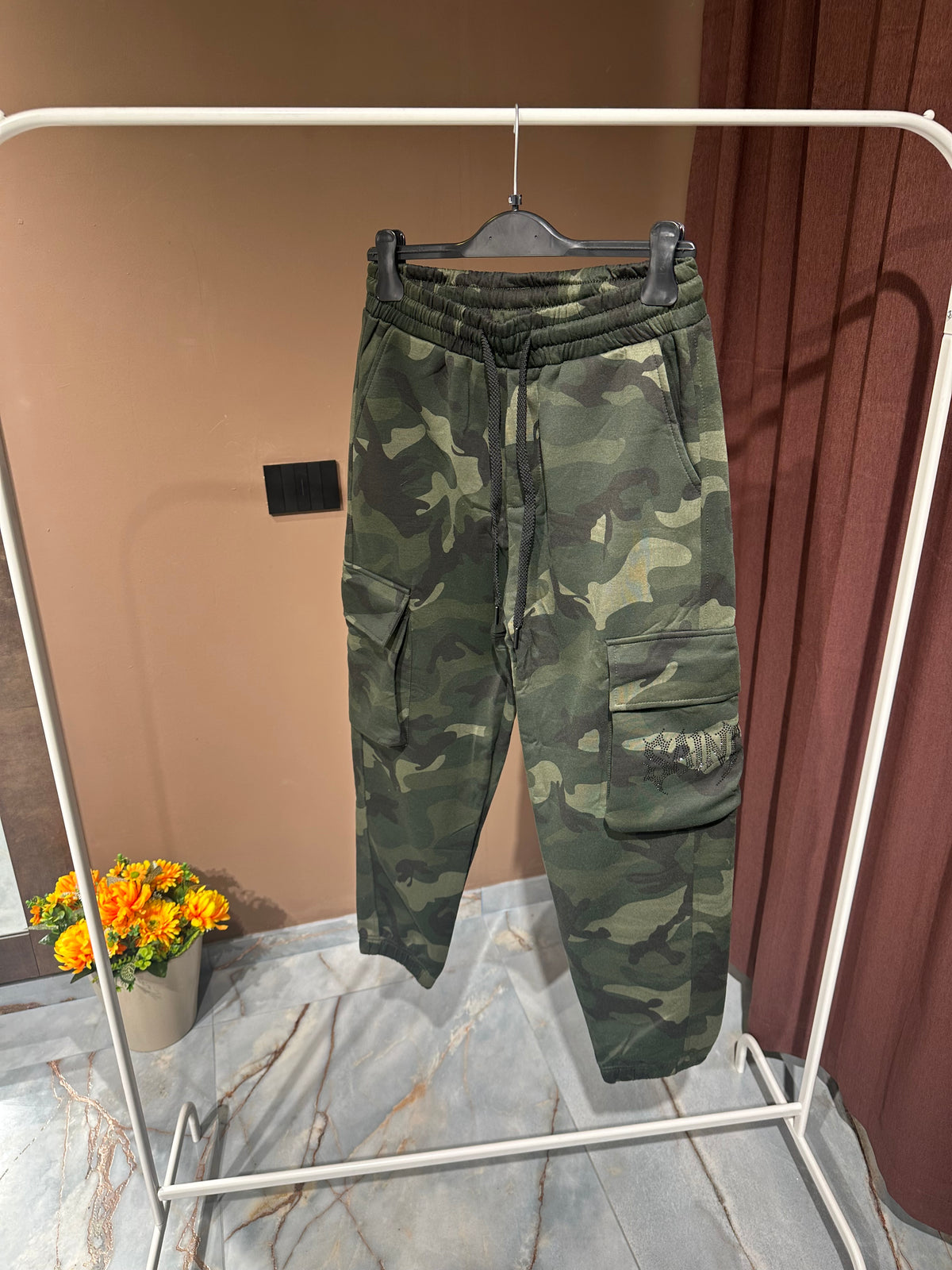 PANTALONE CARGO MILITARE