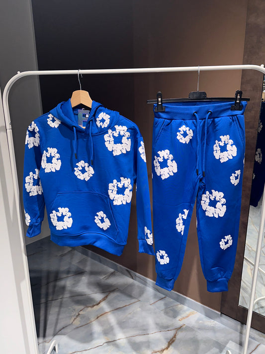 COORDINATO TUTA A FIORI