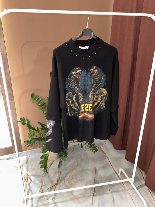 T SHIRT DOUBLE SNAKE