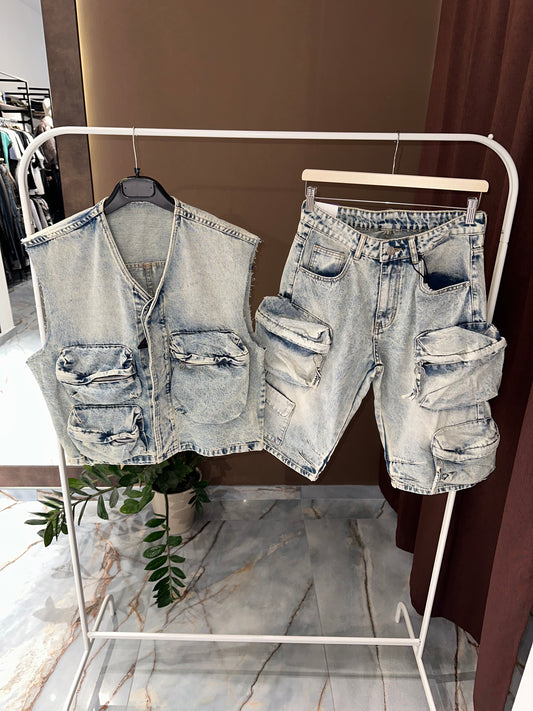 COORDINATO JEANS CARGO