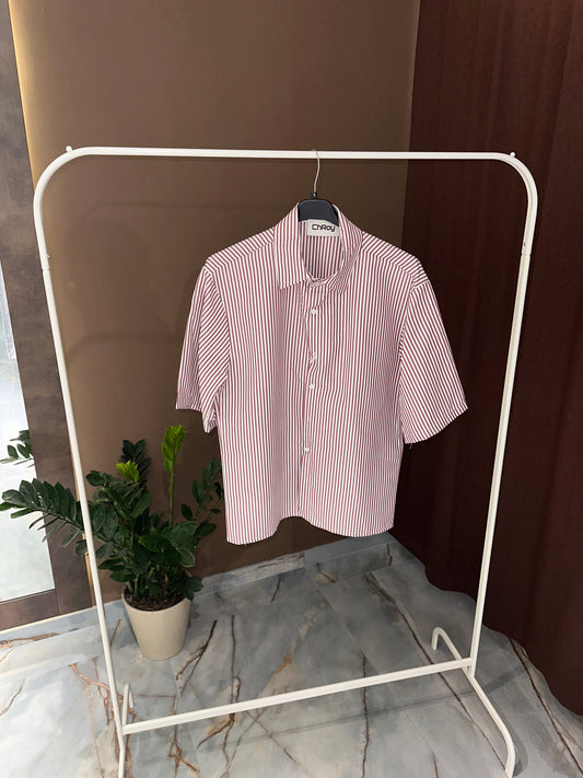 CAMICIA A RIGHE BORDÒ