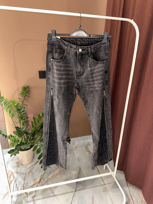JEANS ZIP DIAMOND