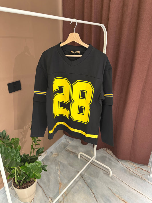 T SHIRT DOUBLE ROYAL BLACK