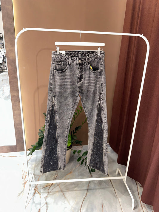 JEANS ZIP DIAMOND