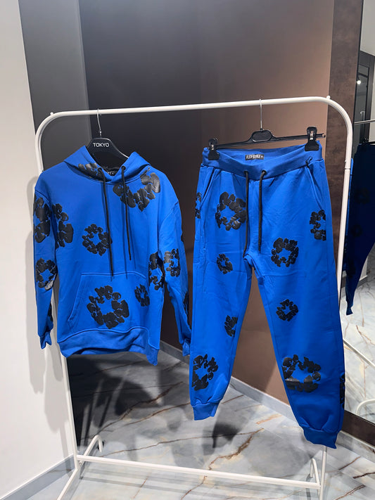 COORDINATO TUTA A FIORI