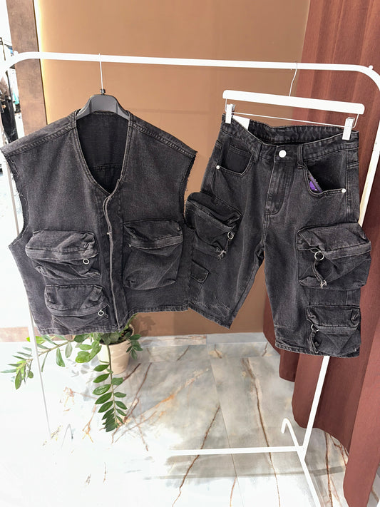 COORDINATO JEANS CARGO