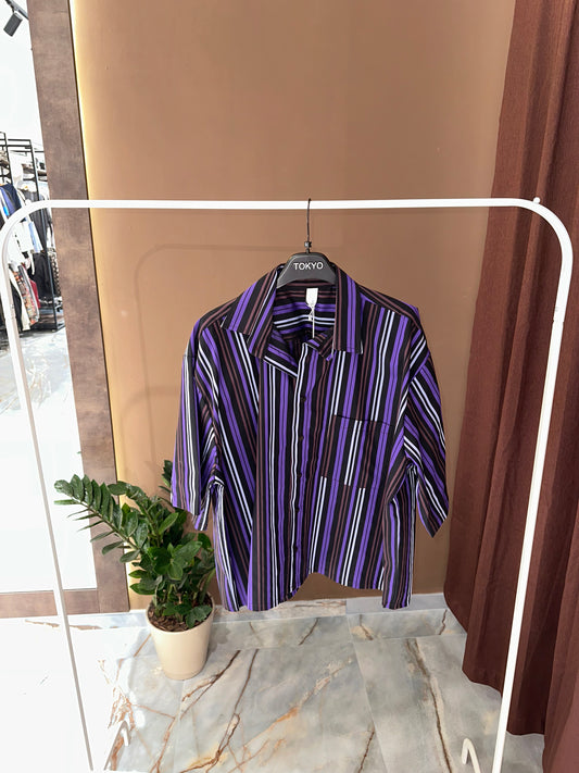 CAMICIA BOXY RIGHE