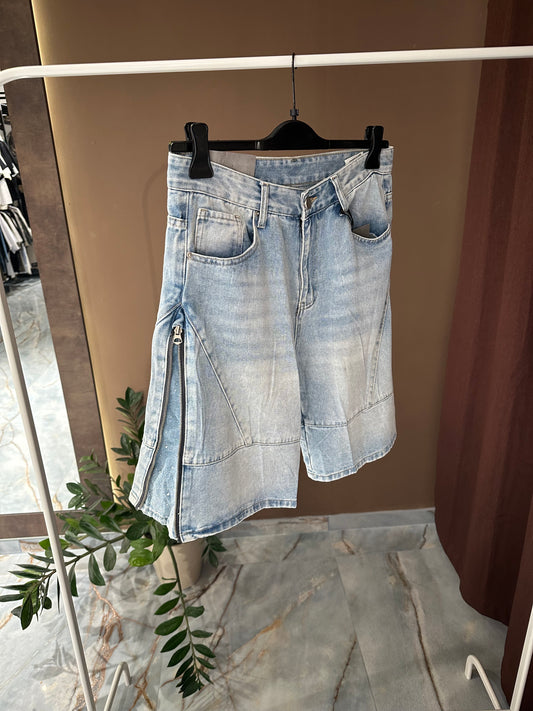 SHORTS ZIP DIAMOND