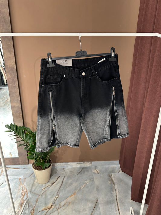 SHORTS ZIP SFUMATO