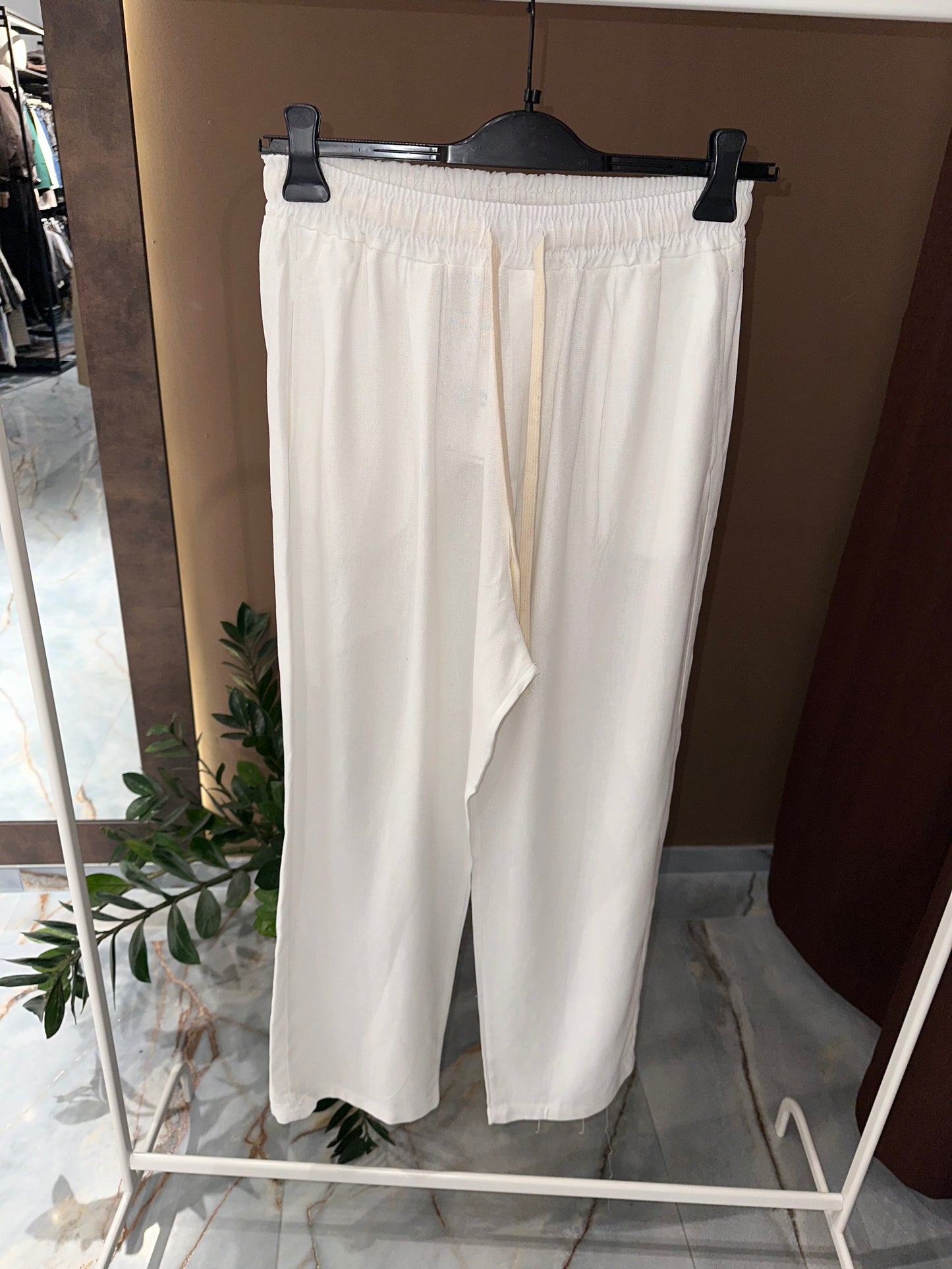 PANTALACCIO MISTO LINO