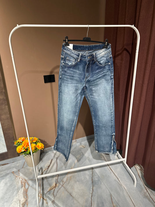 JEANS ZIP SUL FONDO