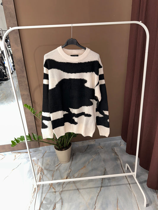 MAGLIONE BICOLOR