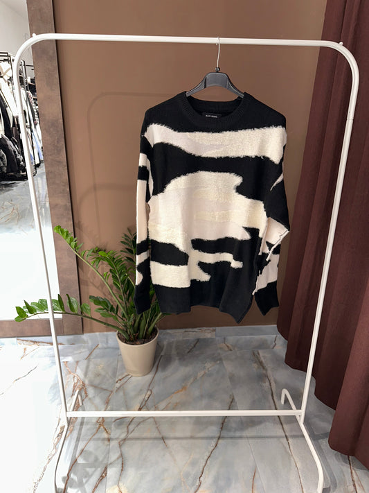MAGLIONE BICOLOR