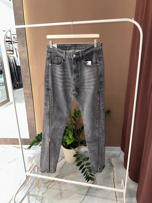 JEANS ZIP FLARE