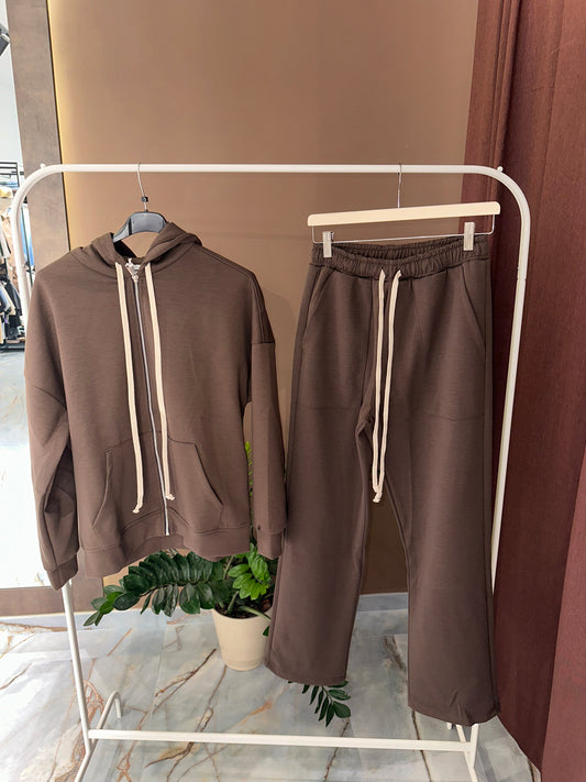 COORDINATO TUTA BROWN