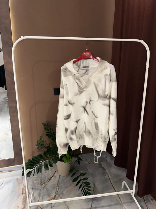 MAGLIONE A V ASPIRALE