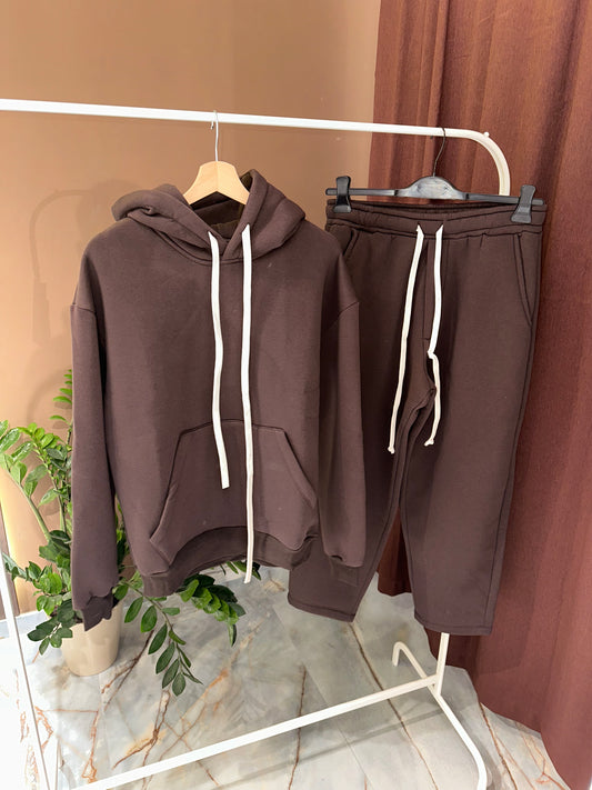 COORDINATO TUTA BROWN