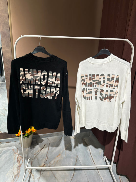 MAGLIONCINO AMMO MA CHI T SAP
