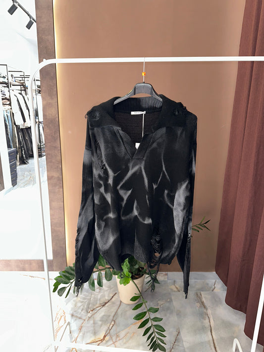 MAGLIONE A V ASPIRALE